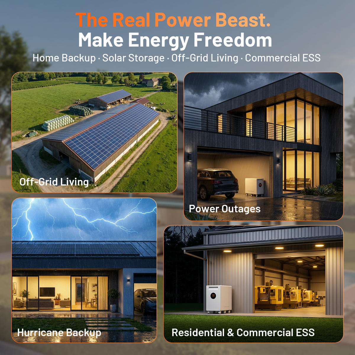 📌Local Pickup Humsienk HAVEN 48V 628Ah 32kWh Floor Standing Home Battery
