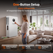 Humsienk 5kVA All-in-One Solar Inverter with 5.12kWh LiFePO4 Battery & MPPT