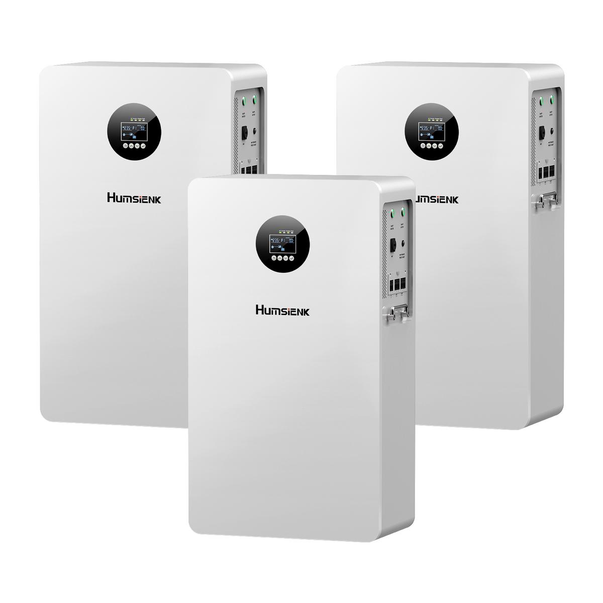 Humsienk 5kVA All-in-One Solar Inverter with 5.12kWh LiFePO4 Battery & MPPT