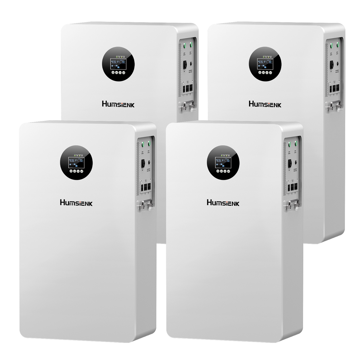 Humsienk 5kVA All-in-One Solar Inverter with 5.12kWh LiFePO4 Battery & MPPT