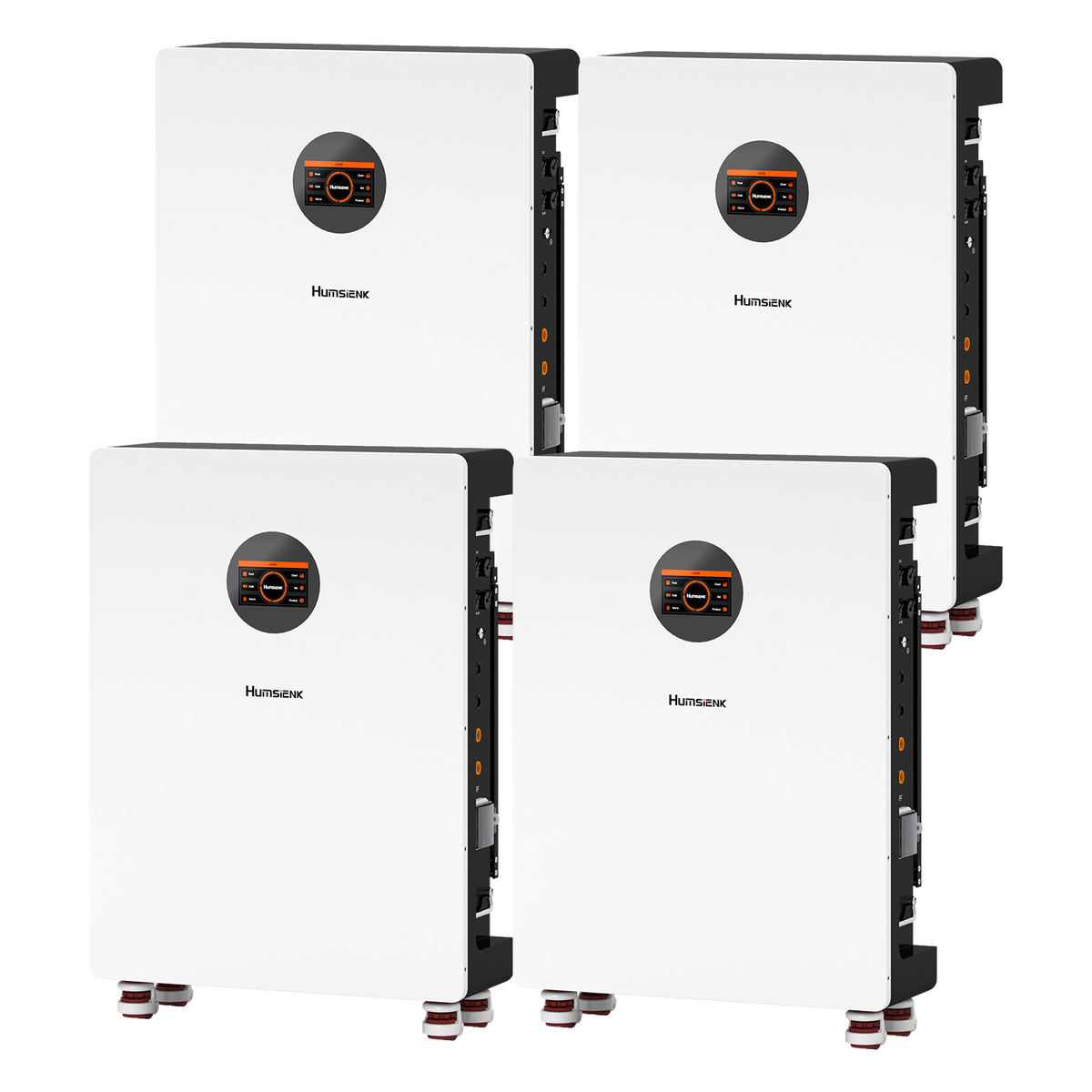 Humsienk 48V 300Ah Wall-mounted Bluetooth LiFePO4 Battery 15.36kWh for Home Storage & Off-grid