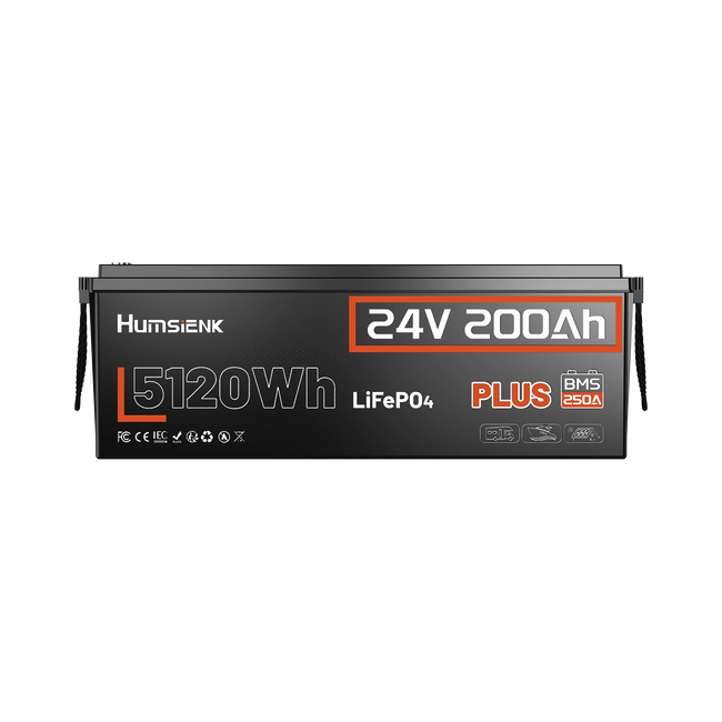 Humsienk_24V_200Ah_Plus_LiFePO4_Battery_250A_BMS