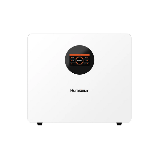 Humsienk -Humsienk 48V (51.2V) 100Ah 5.12kWh Wall-Mount Bluetooth LiFePO4 Battery with 100A BMS & 3A Active Balancing