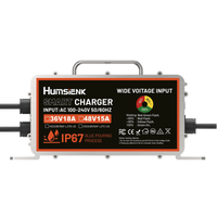 Humsienk - 48V (58.4V) 15A LiFePO4 Battery Charger