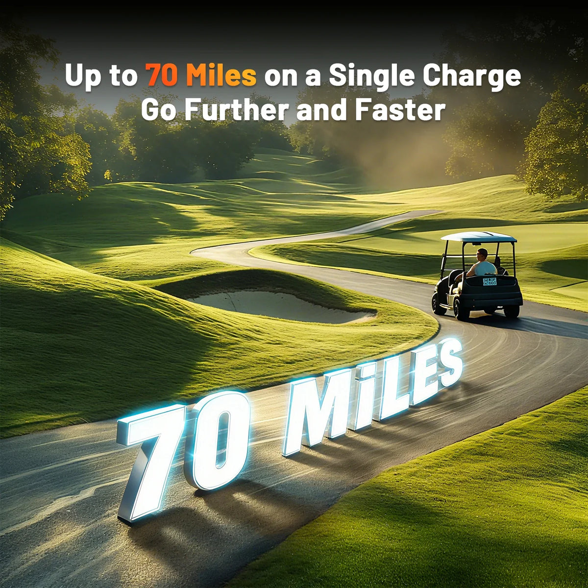 Humsienk 48V (51.2V) 100Ah LiFePO₄ Battery Kit for Golf Carts & 48V Ride-On Mowers – 200A BMS & Bluetooth